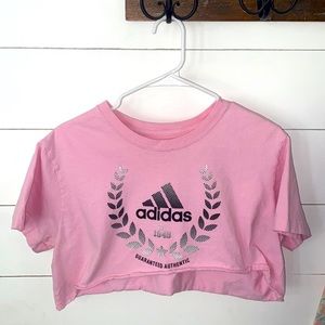 Pink Adidas Crop